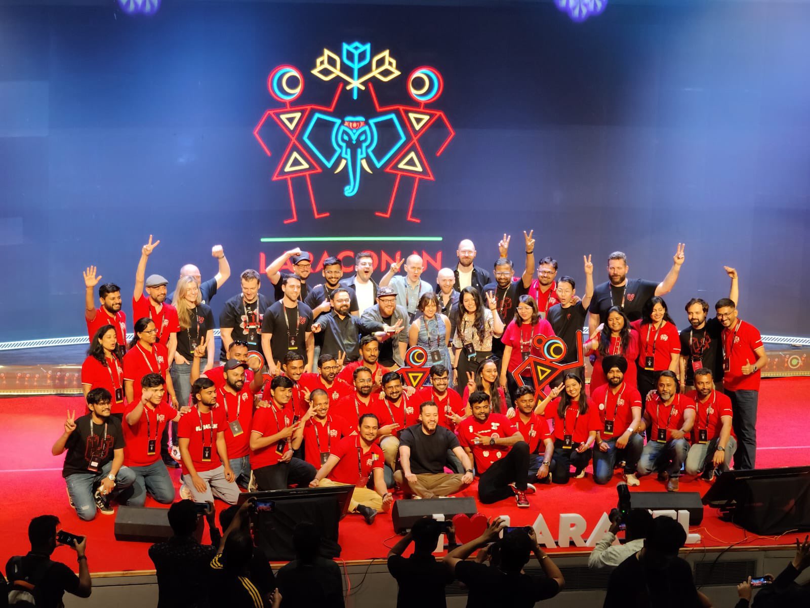 LaraCon India: With the LaraCon community in India at LaraCon India 2025.