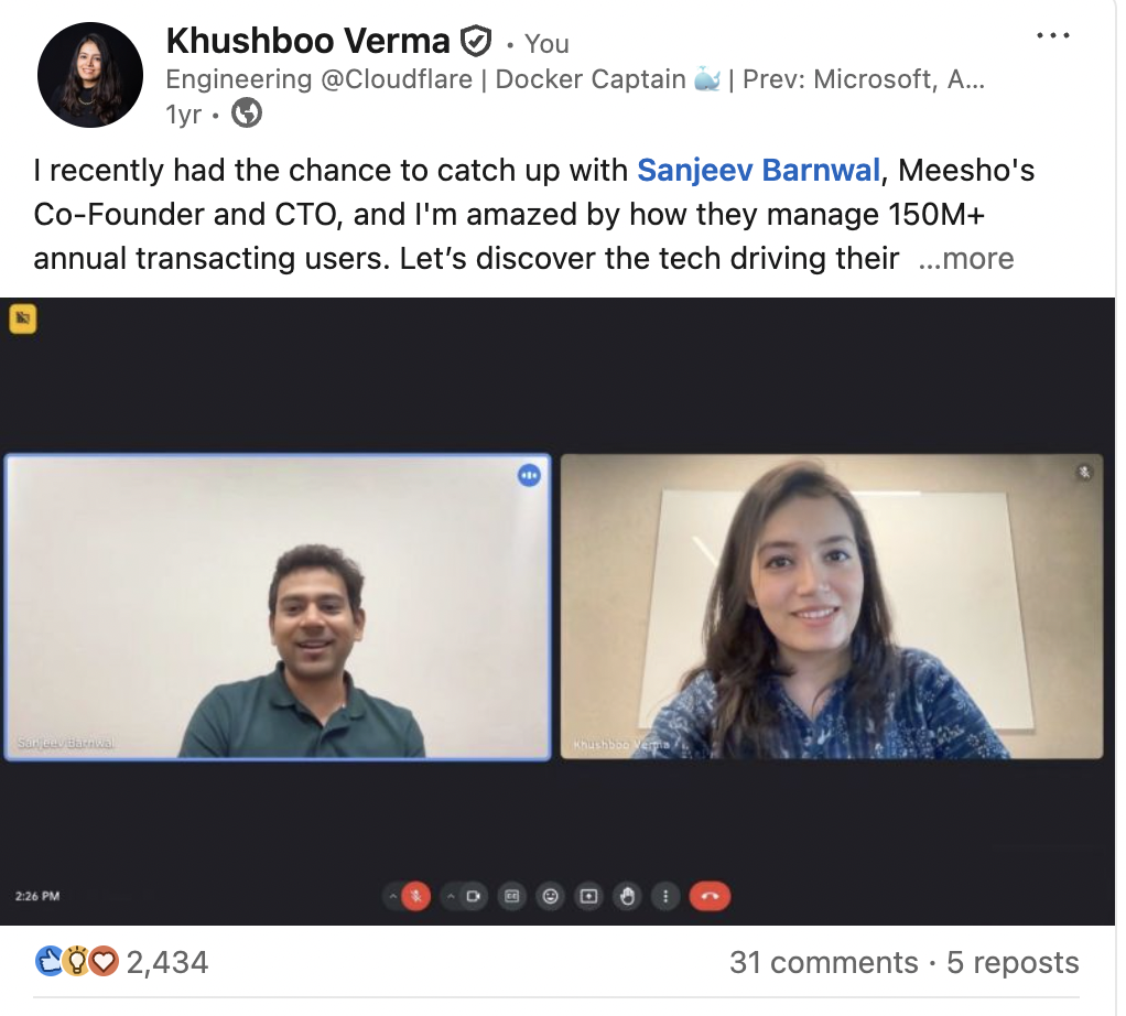 Founder/CTO interview: Exploring the engineering scale behind 150M+ users at Meesho.